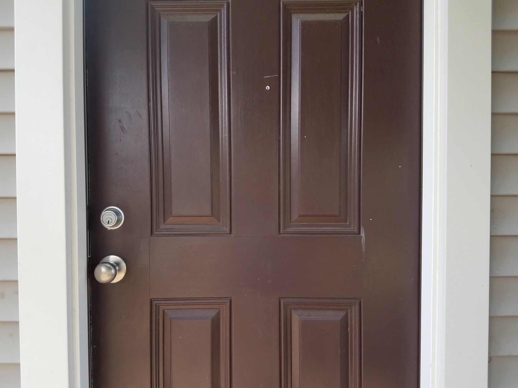 Bullet that struck Tamara Collier entered here